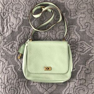 Mint Green Fossil Crossbody